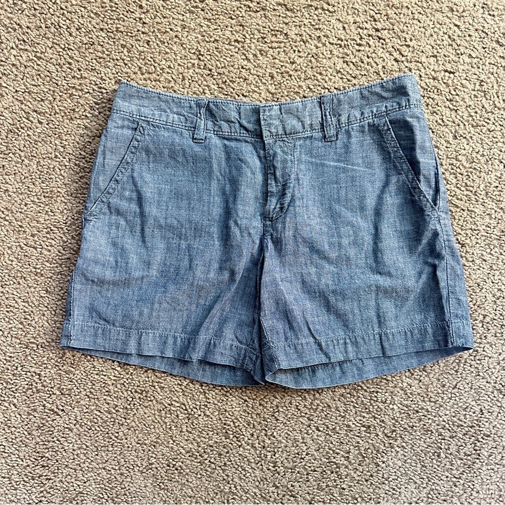 Tommy Hilfiger Women's Cotton Shorts in Denim Blue Color sz 0 - Picture 2 of 7